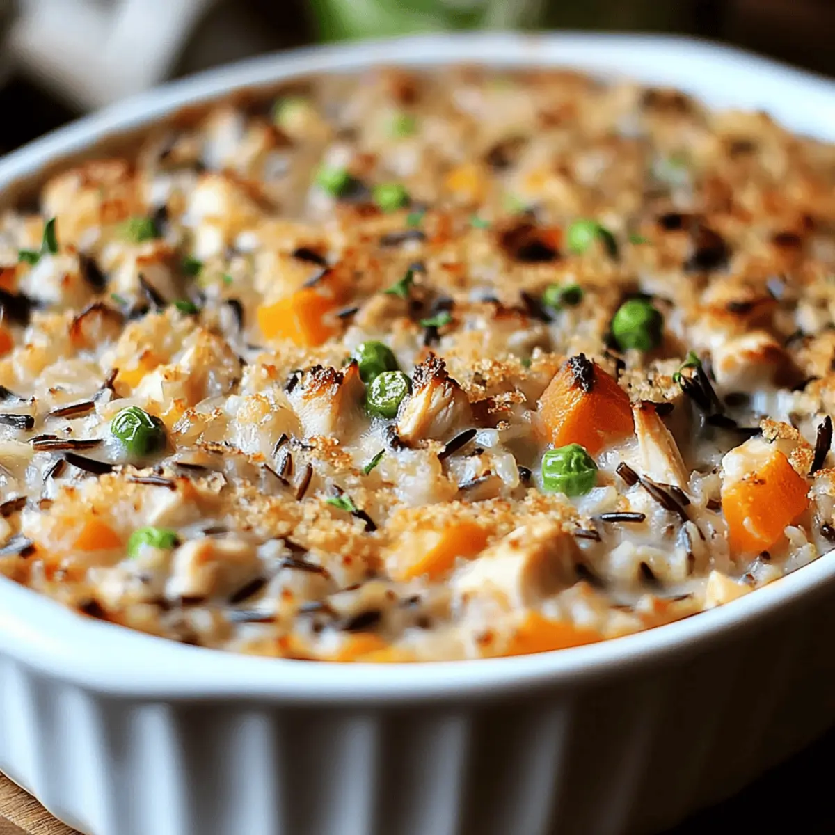 Chicken Wild Rice Casserole ll161v