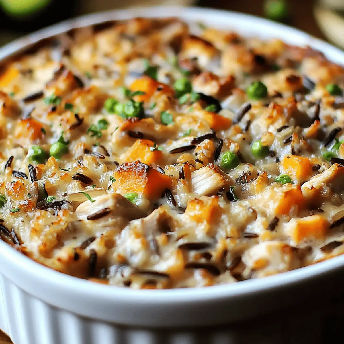Creamy Chicken Wild Rice Casserole for Cozy Nights
