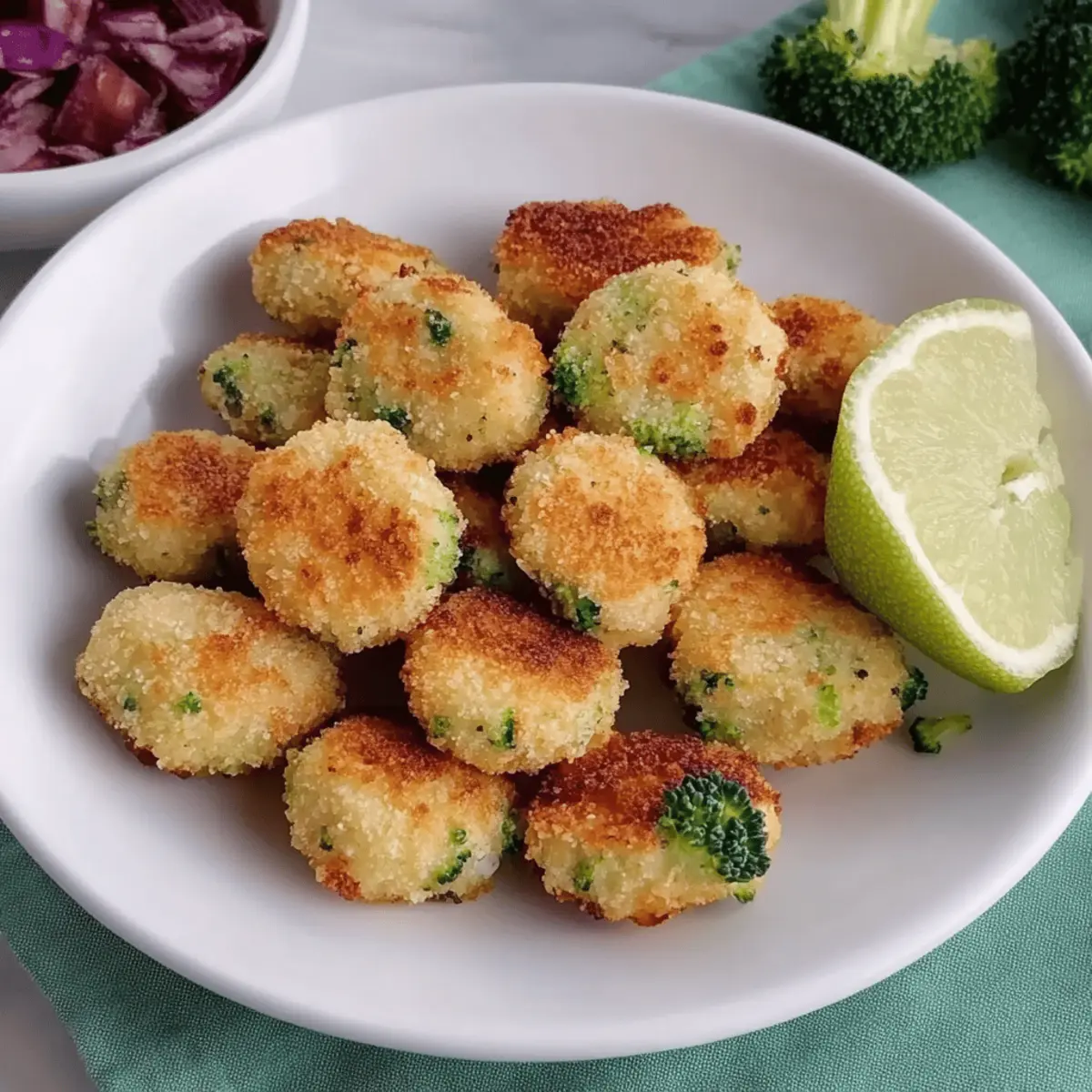 Healthy Chicken and Broccoli Nuggets for Little Hands