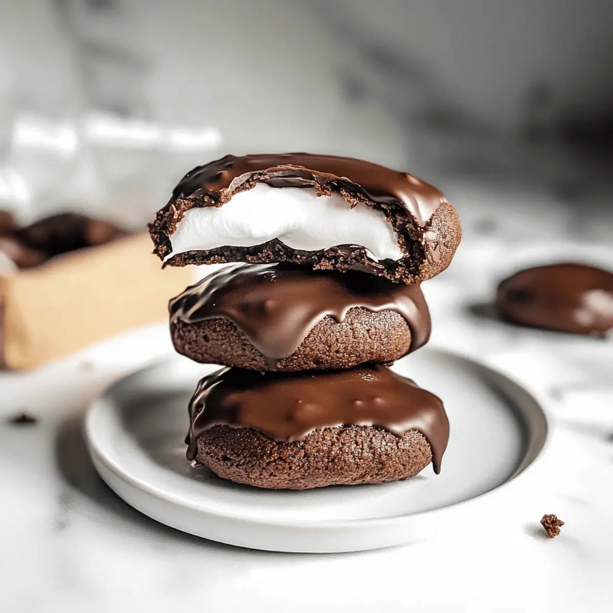 Chocolate Marshmallow Cookies fmy6v3