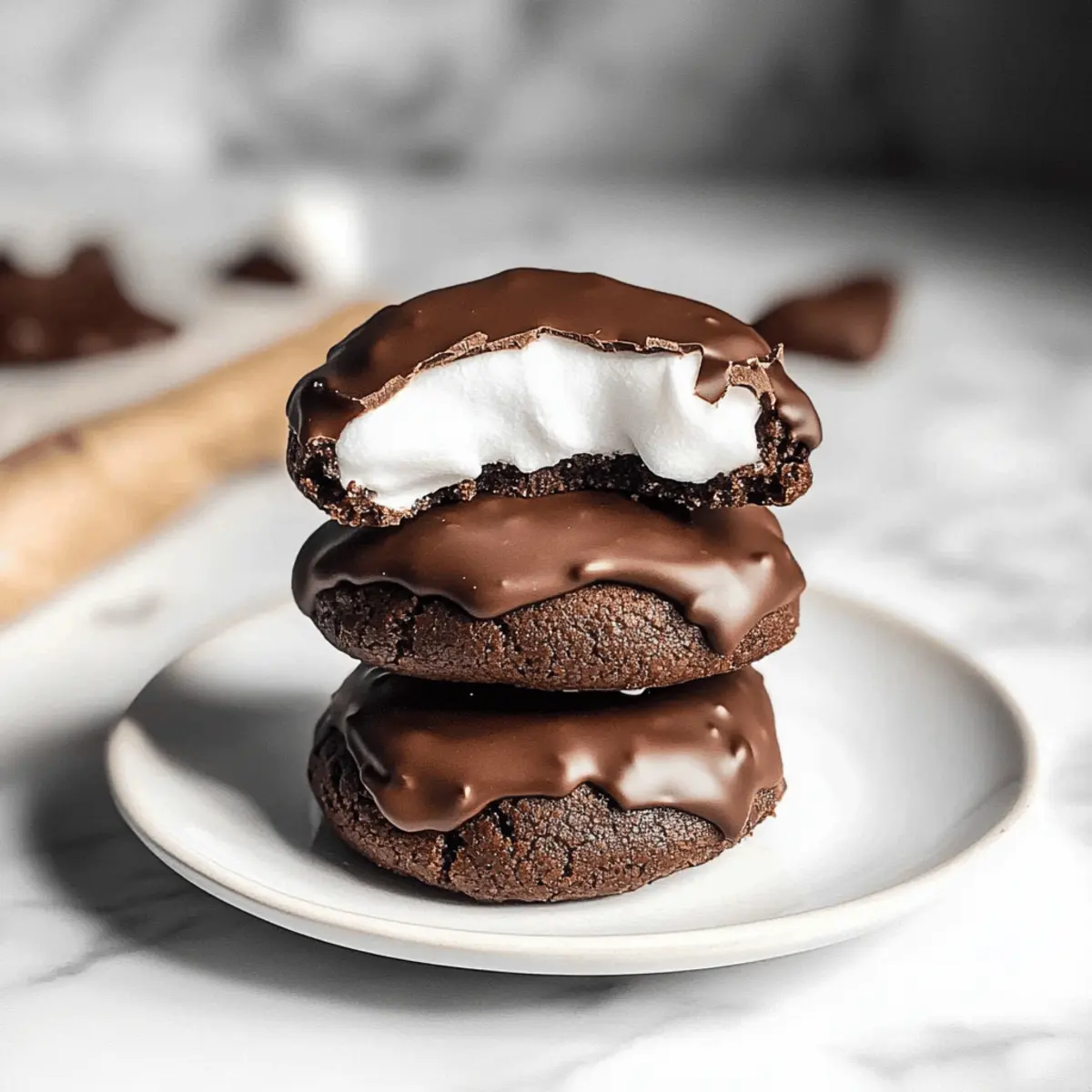 Chocolate Marshmallow Cookies rsparq