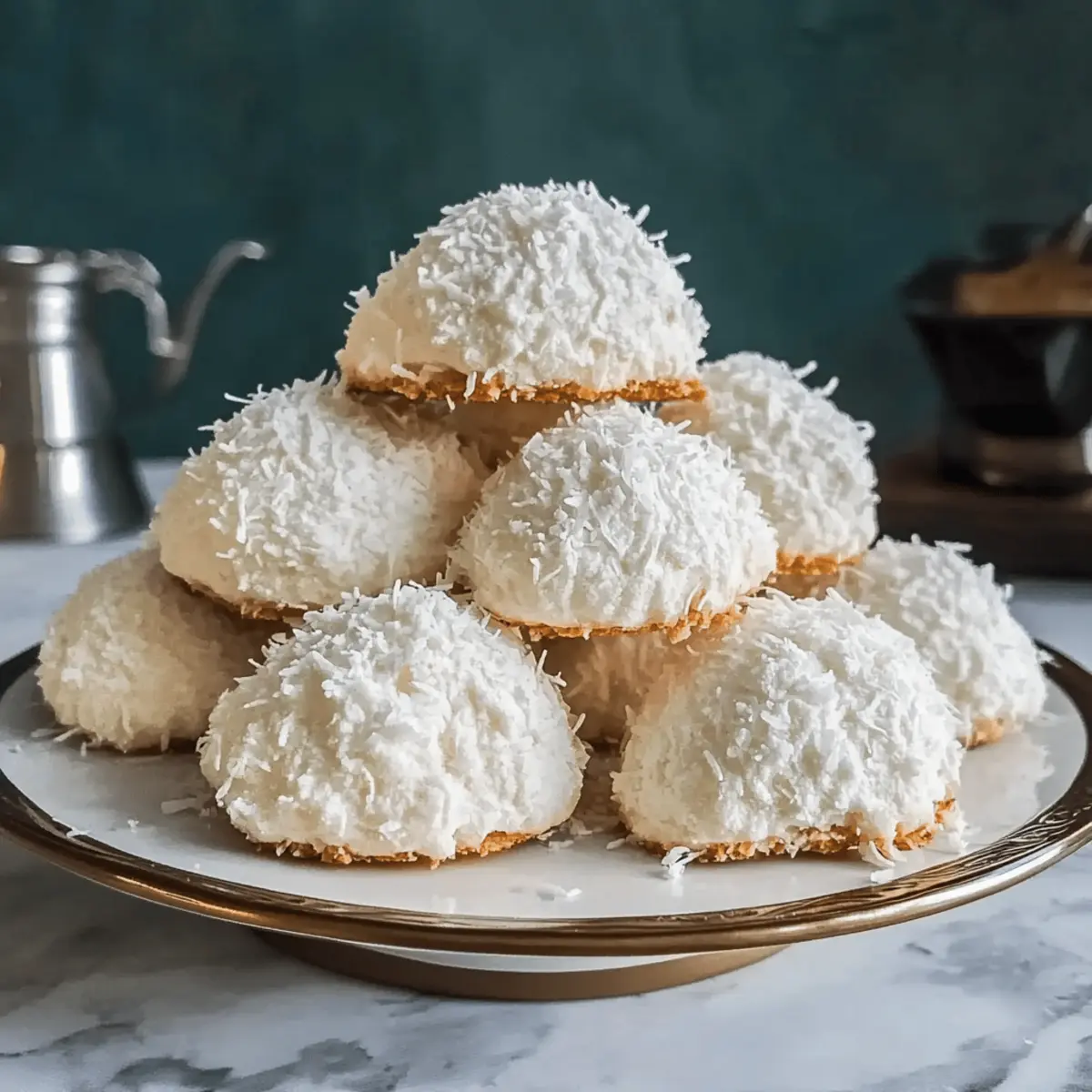 Coconut Meringue Cookies: Fluffy 4-Ingredient Delights