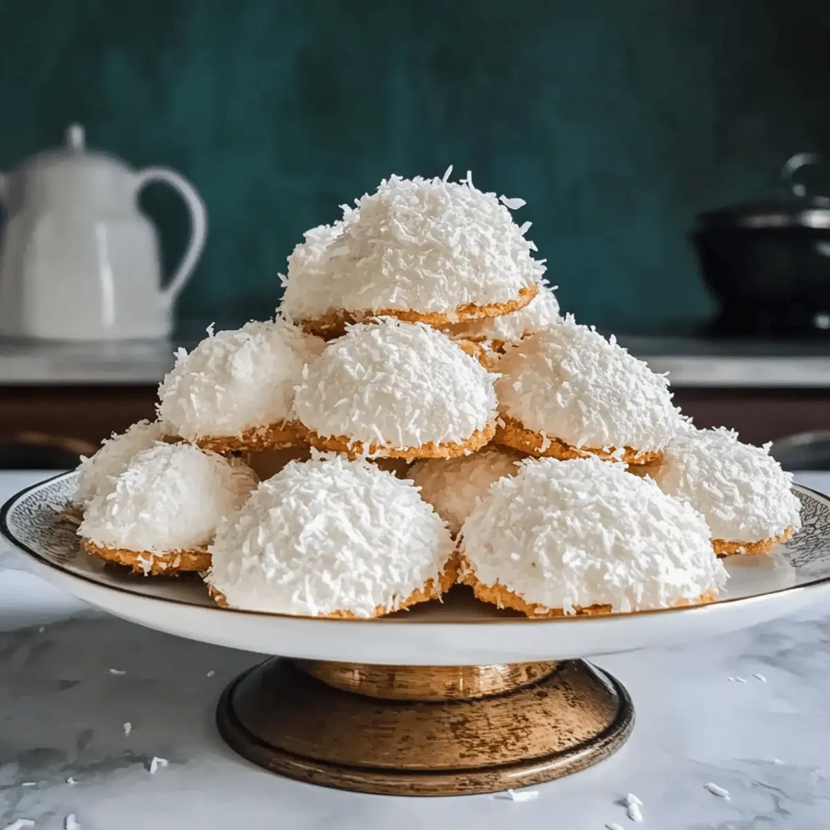 Coconut Meringue Cookies sogpzt