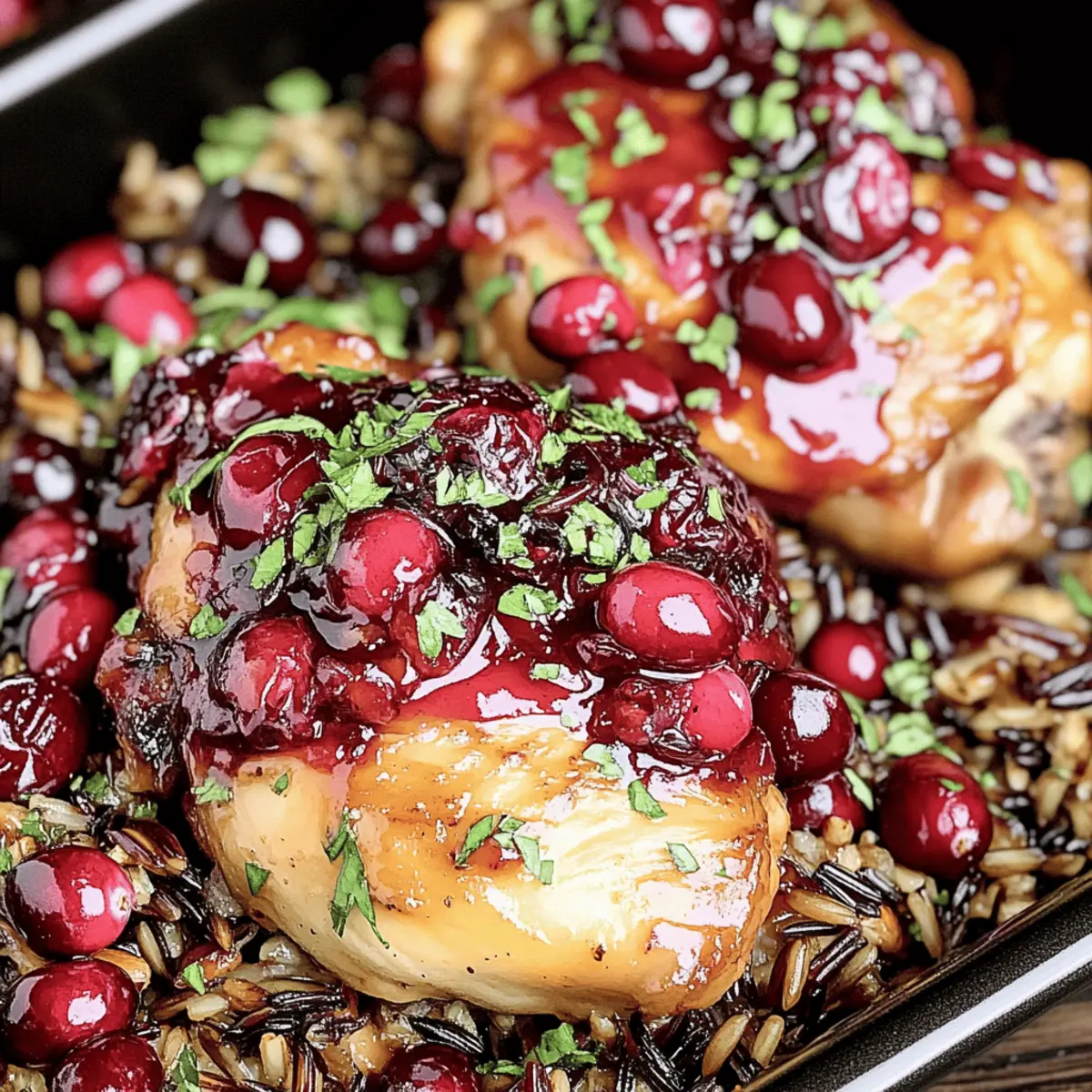 Cranberry Glazed Chicken Thighs reziv1