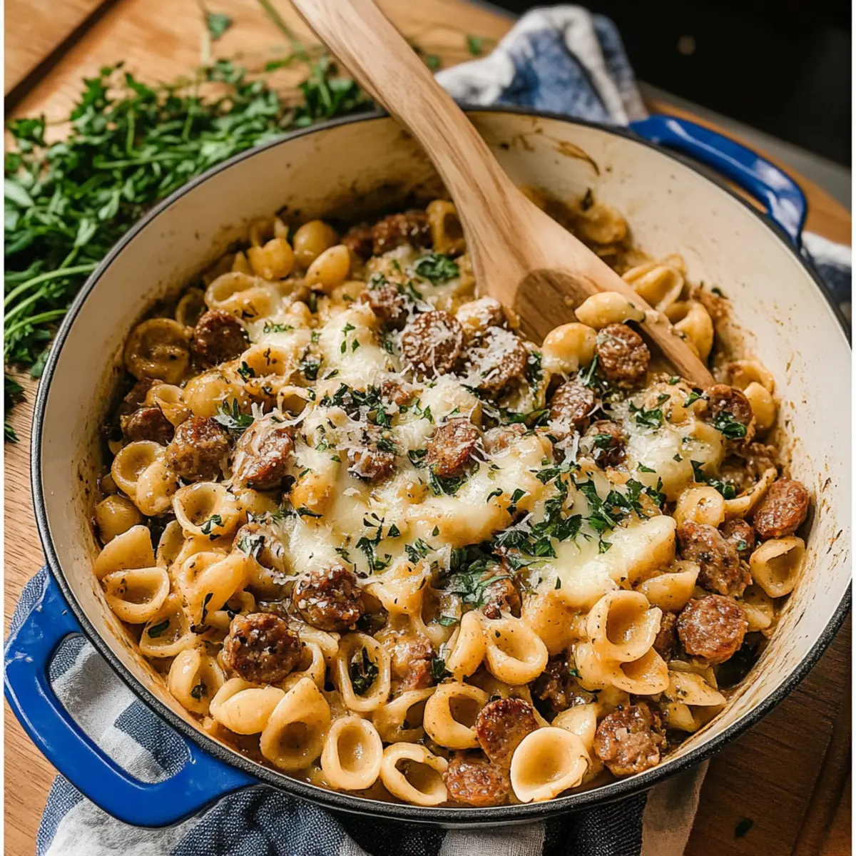 Creamy Apple Gouda Sausage Pasta: Your New Fall Favorite!
