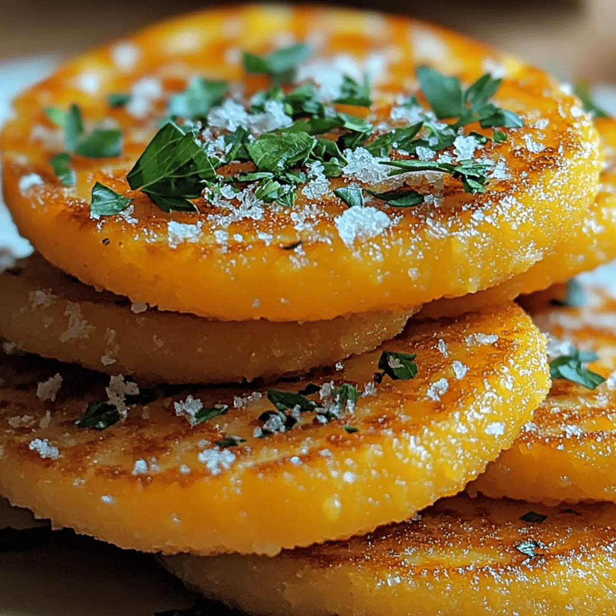 Crispy Parmesan Polenta Rounds wzfzeh
