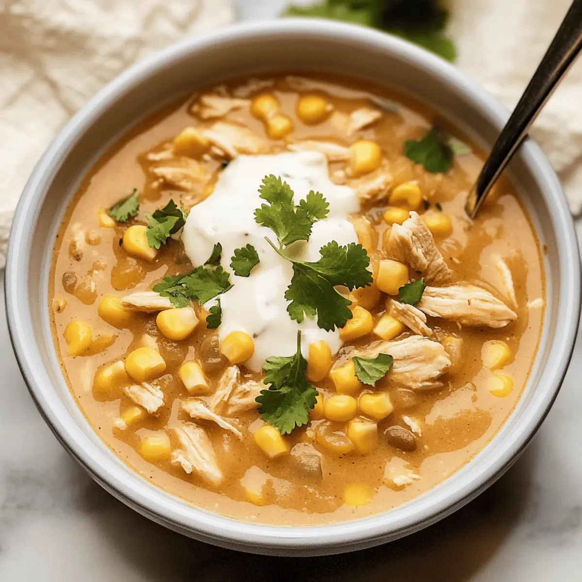 Crockpot Sweet Corn Pepper Jack White Chicken Chili m0btl5