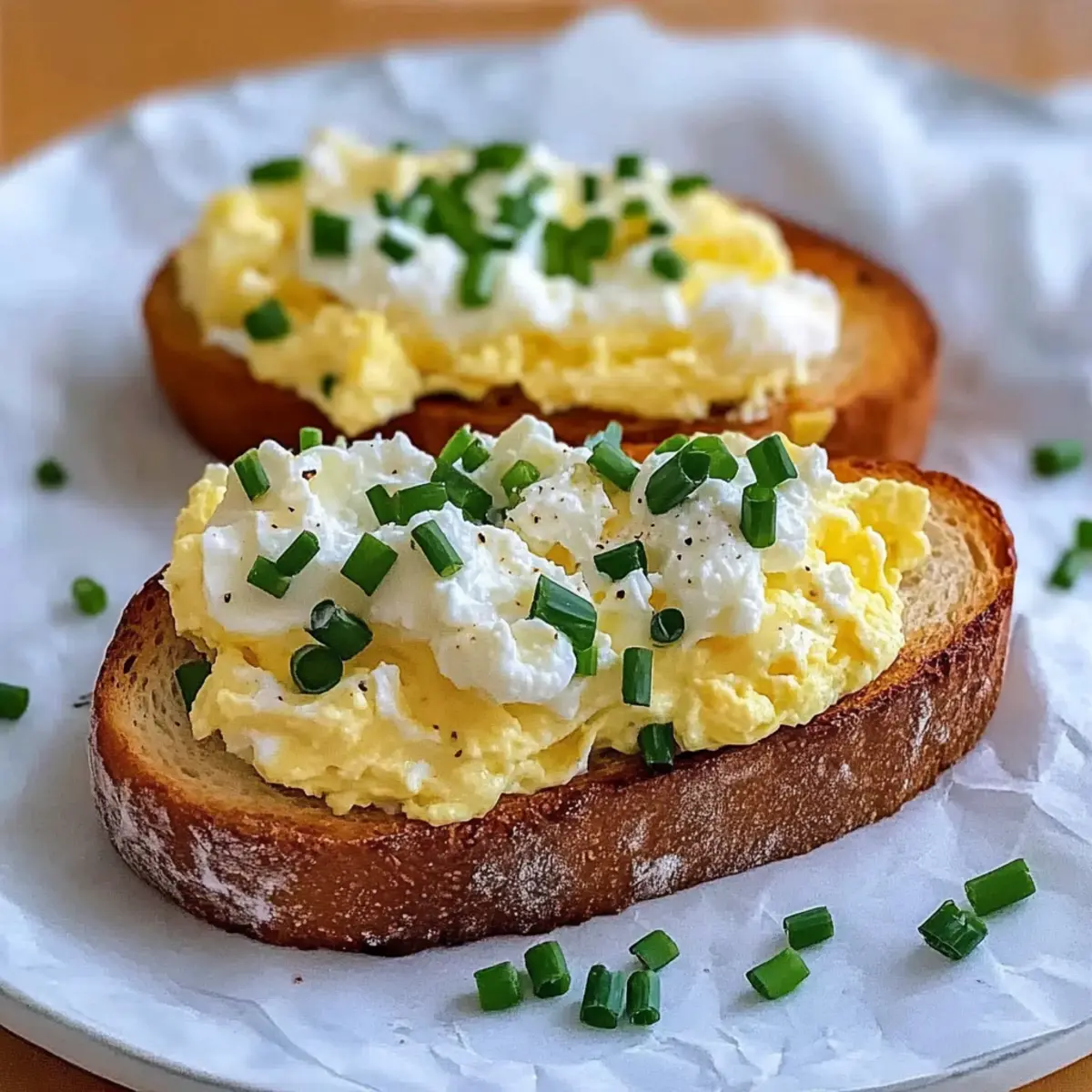 Egg and Ricotta Toast lrenqv