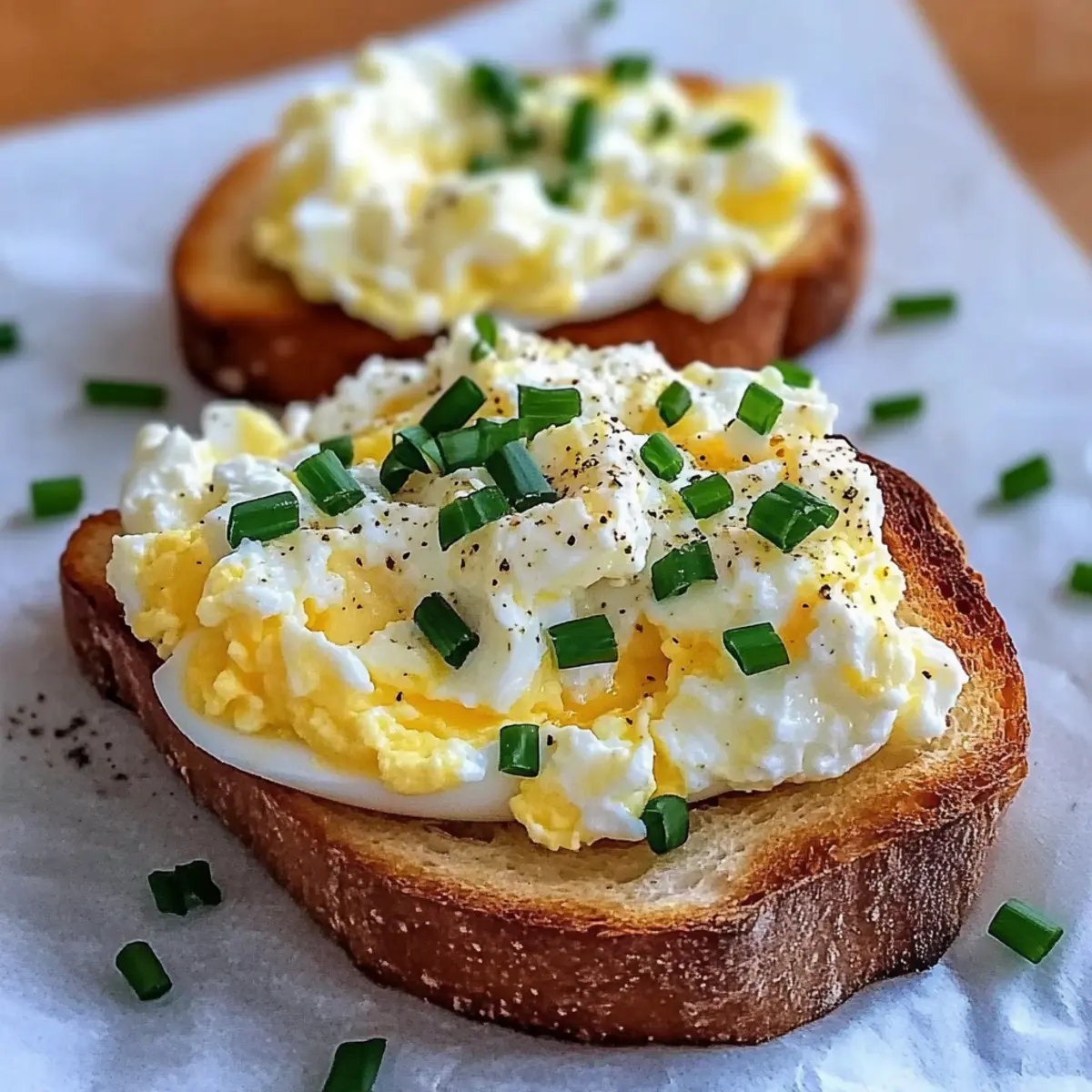 Creamy Egg and Ricotta Toast for Easy Gourmet Mornings
