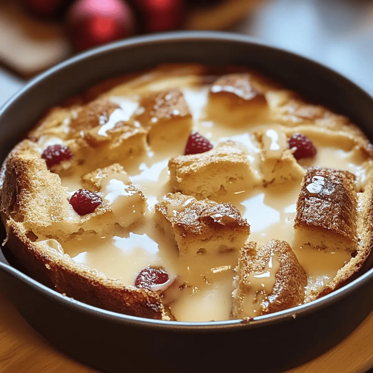 Eggnog Bread Pudding ihzilf