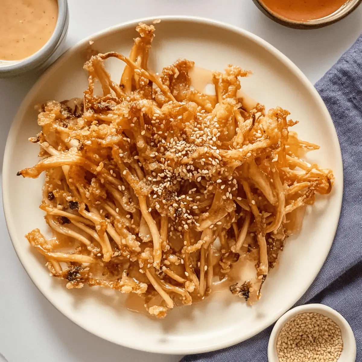 Fried Enoki Mushroom kzvr6k