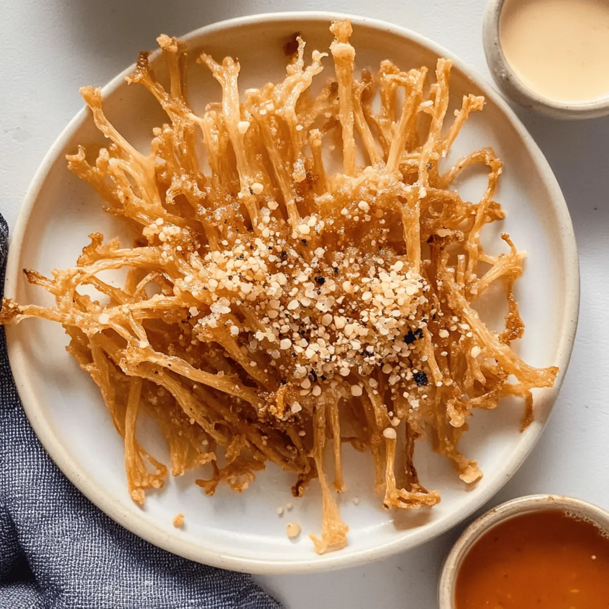 Fried Enoki Mushroom tfrzbw