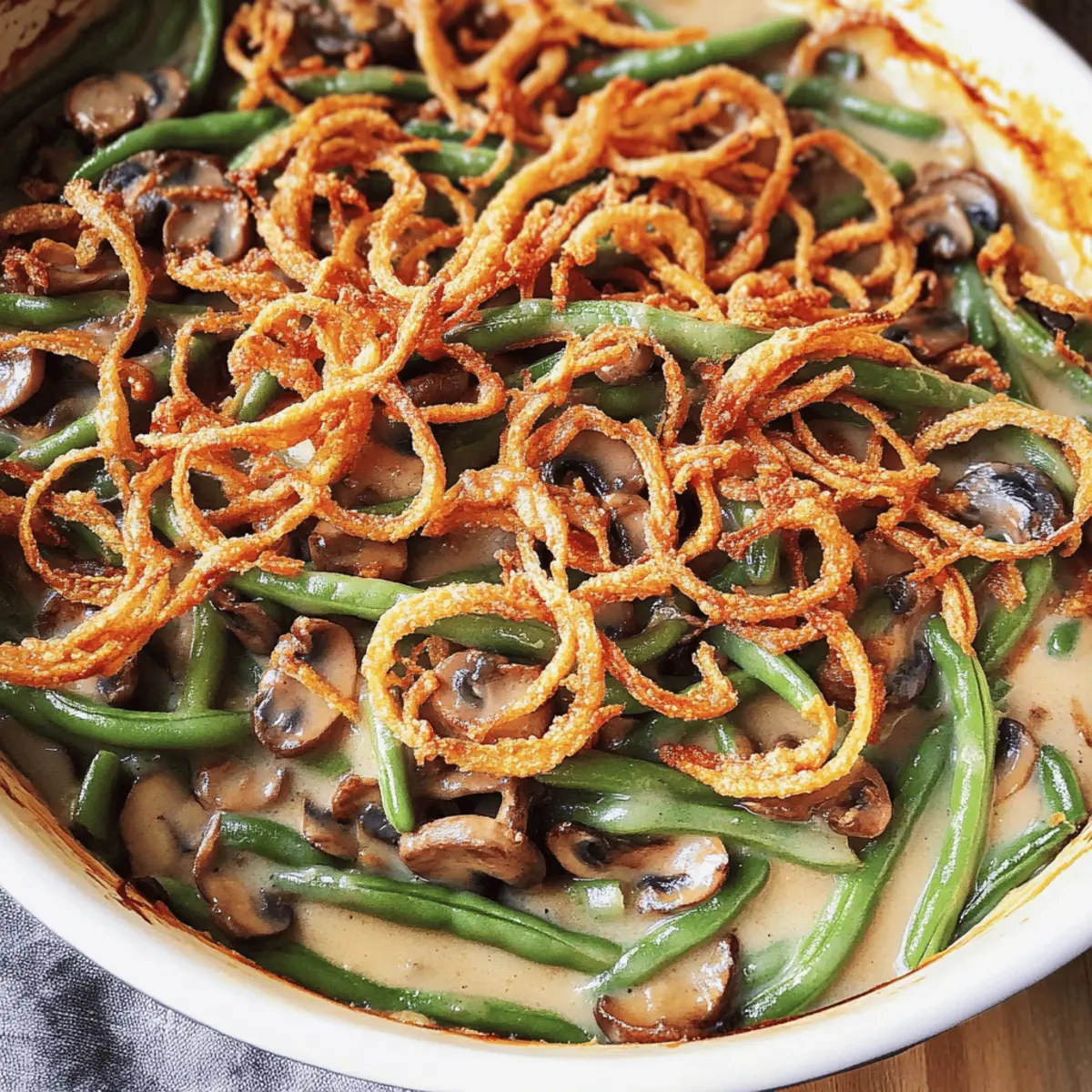 Homemade Green Bean Casserole That Will Warm Your Heart