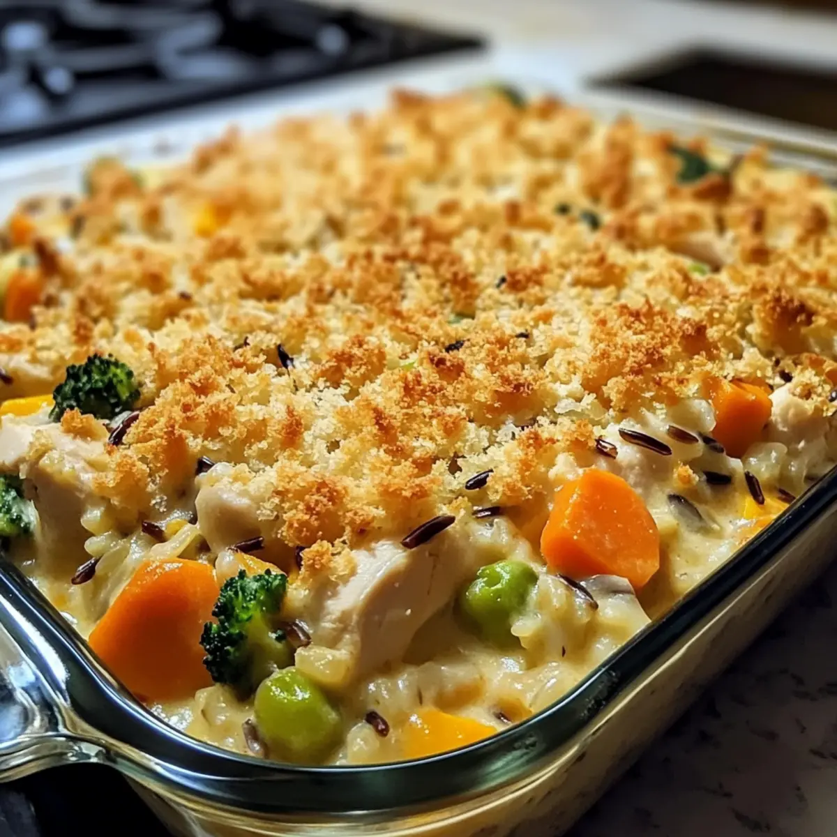 Harvest Chicken and Wild Rice Casserole for Cozy Fall Nights