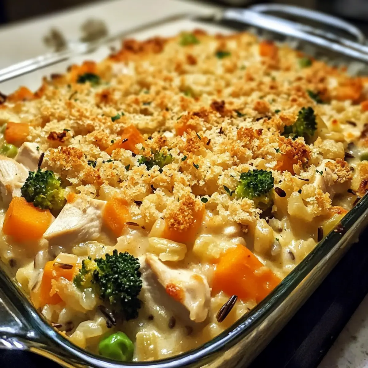 Harvest Chicken and Wild Rice Casserole wfjv1b
