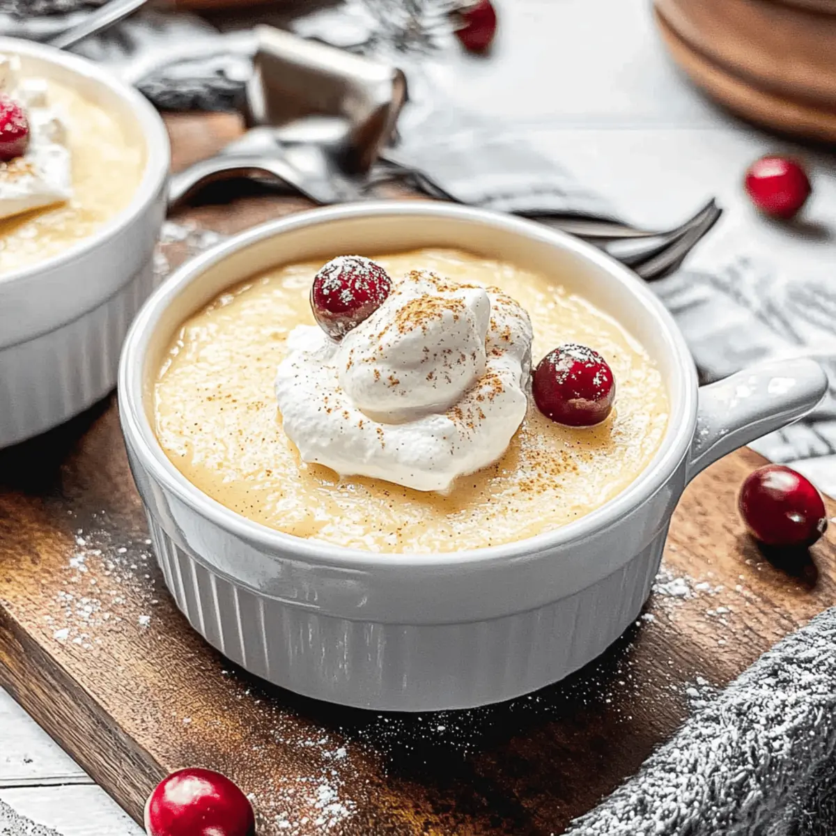 Creamy Homemade Eggnog Pudding for a Festive Treat