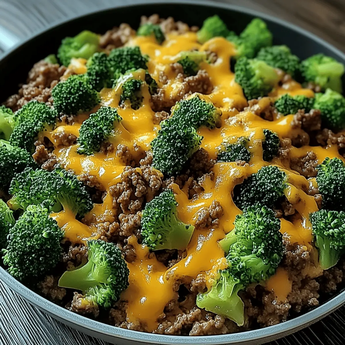 Keto Hamburger Broccoli Skillet s5yjks