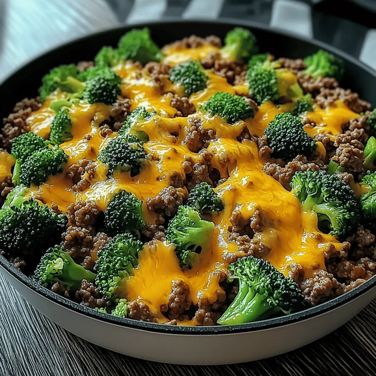 Keto Hamburger Broccoli Skillet yv9p8b
