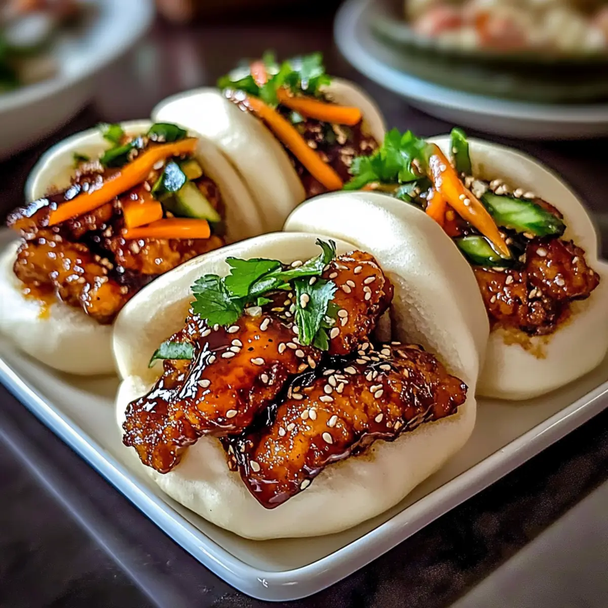 Korean Chicken Bao Buns iqrdbk