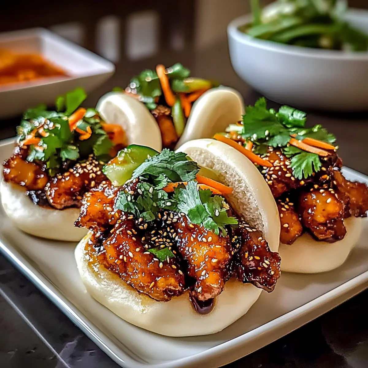 Irresistible Korean Chicken Bao Buns for a Flavor Explosion