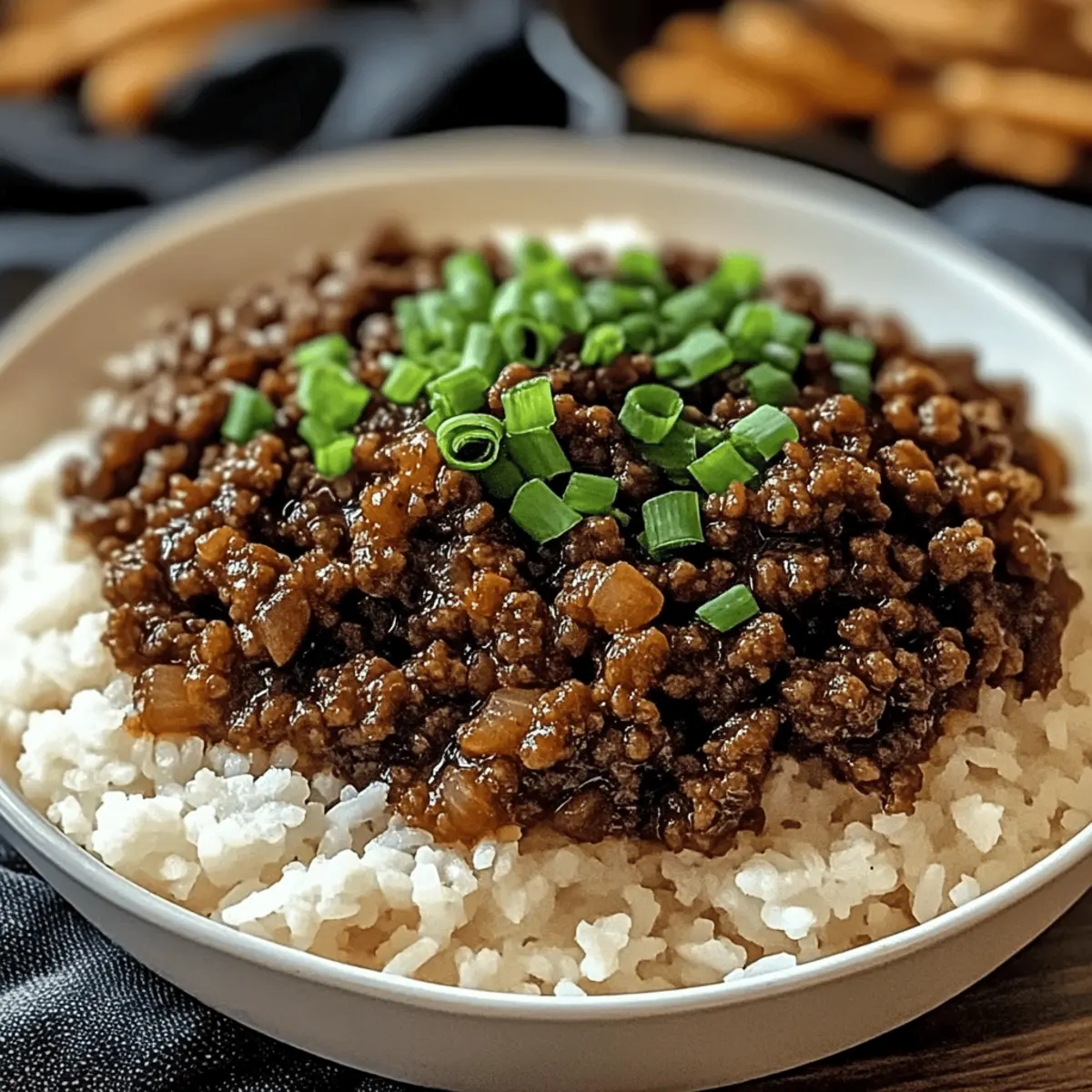 Korean Ground Beef Bowl mosntd