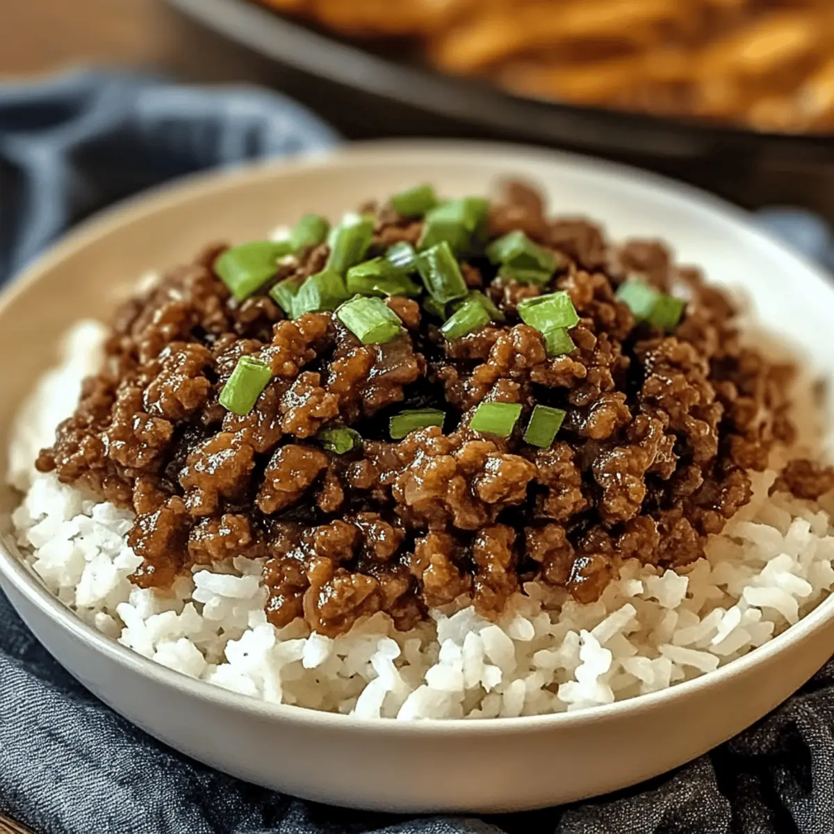 Quick Korean Ground Beef Bowl: A Family-Friendly Delight