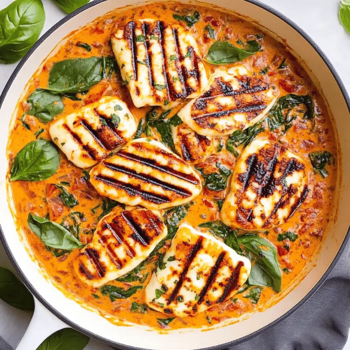 Irresistible Marry Me Halloumi in Creamy Tomato Bliss