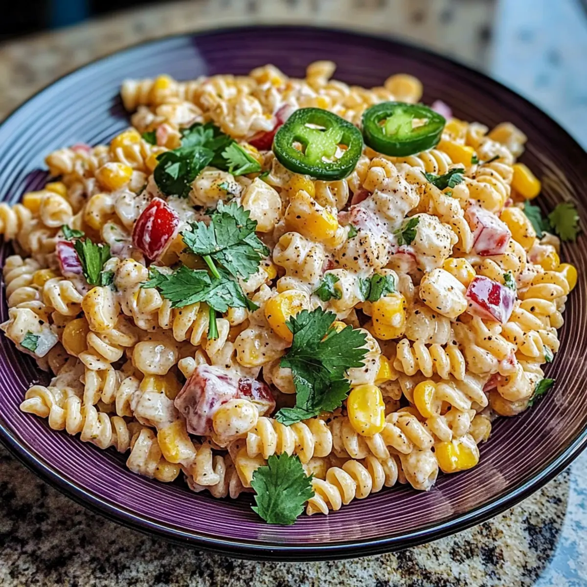 Mexican Street Corn Pasta Salad that Dazzles Your Taste Buds