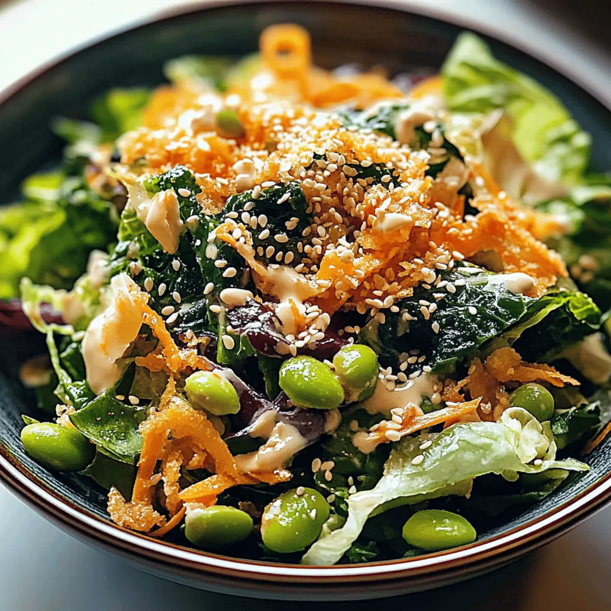 Miso Crunch Salad hzquag