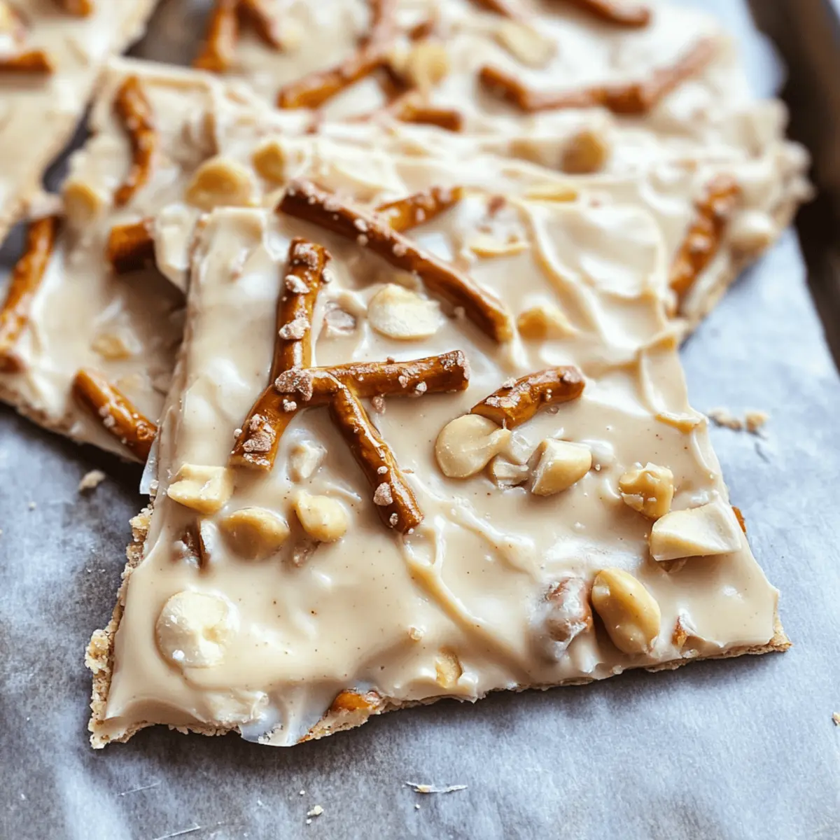 Sweet and Salty Peanut Butter Pretzel Bark to Snack On