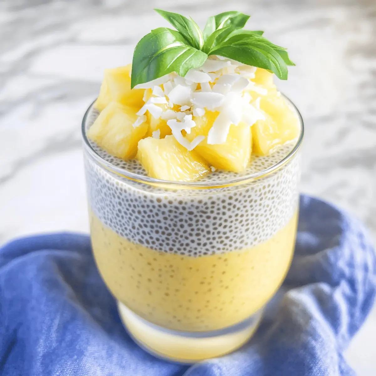 Tropical Pineapple Coconut Chia Pudding for a Healthy Start