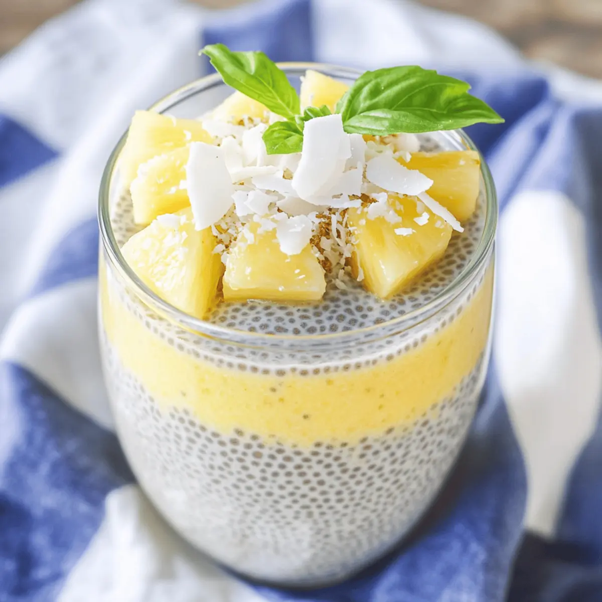 Pineapple Coconut Chia Pudding irrury