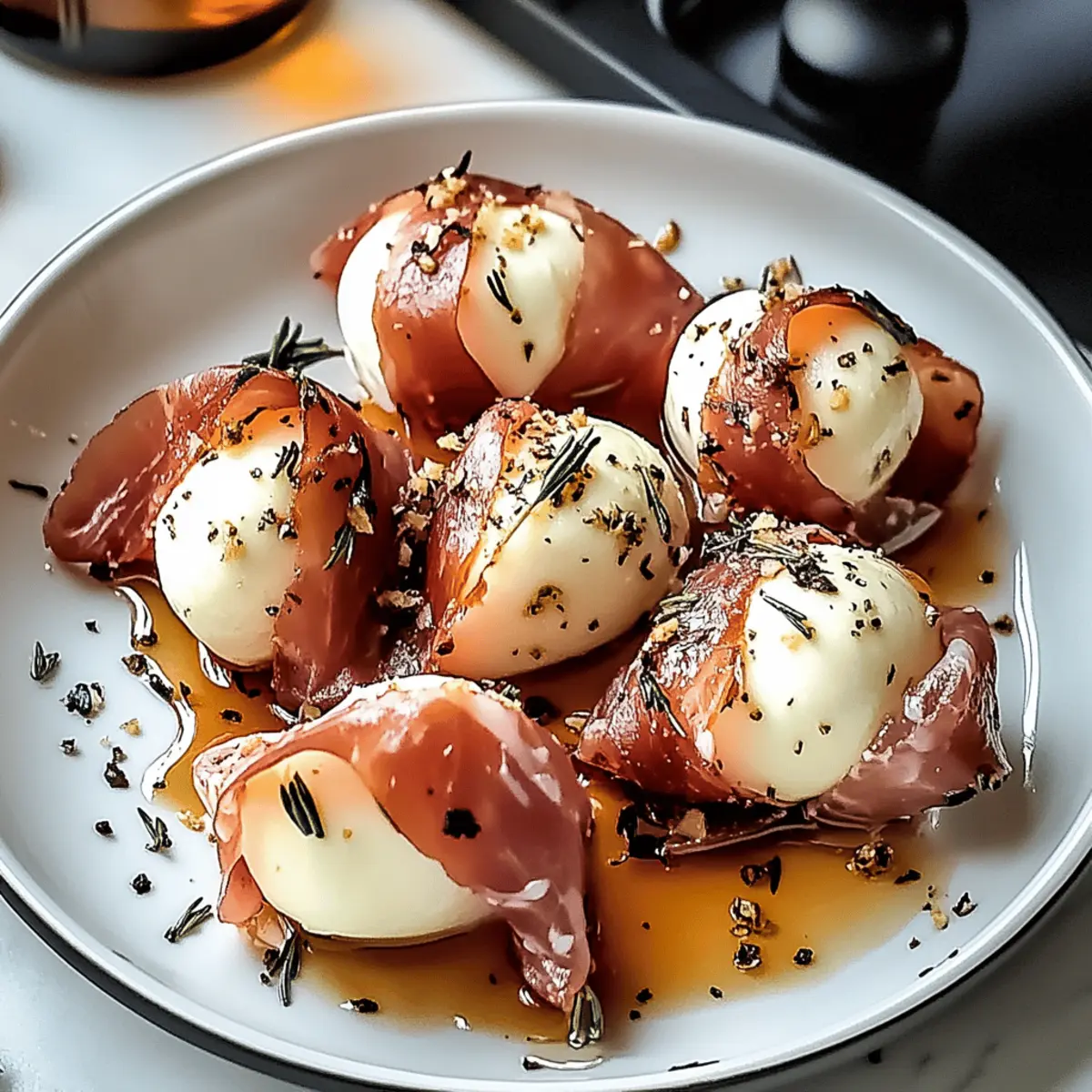 Prosciutto Wrapped Mozzarella Bites blfyyk