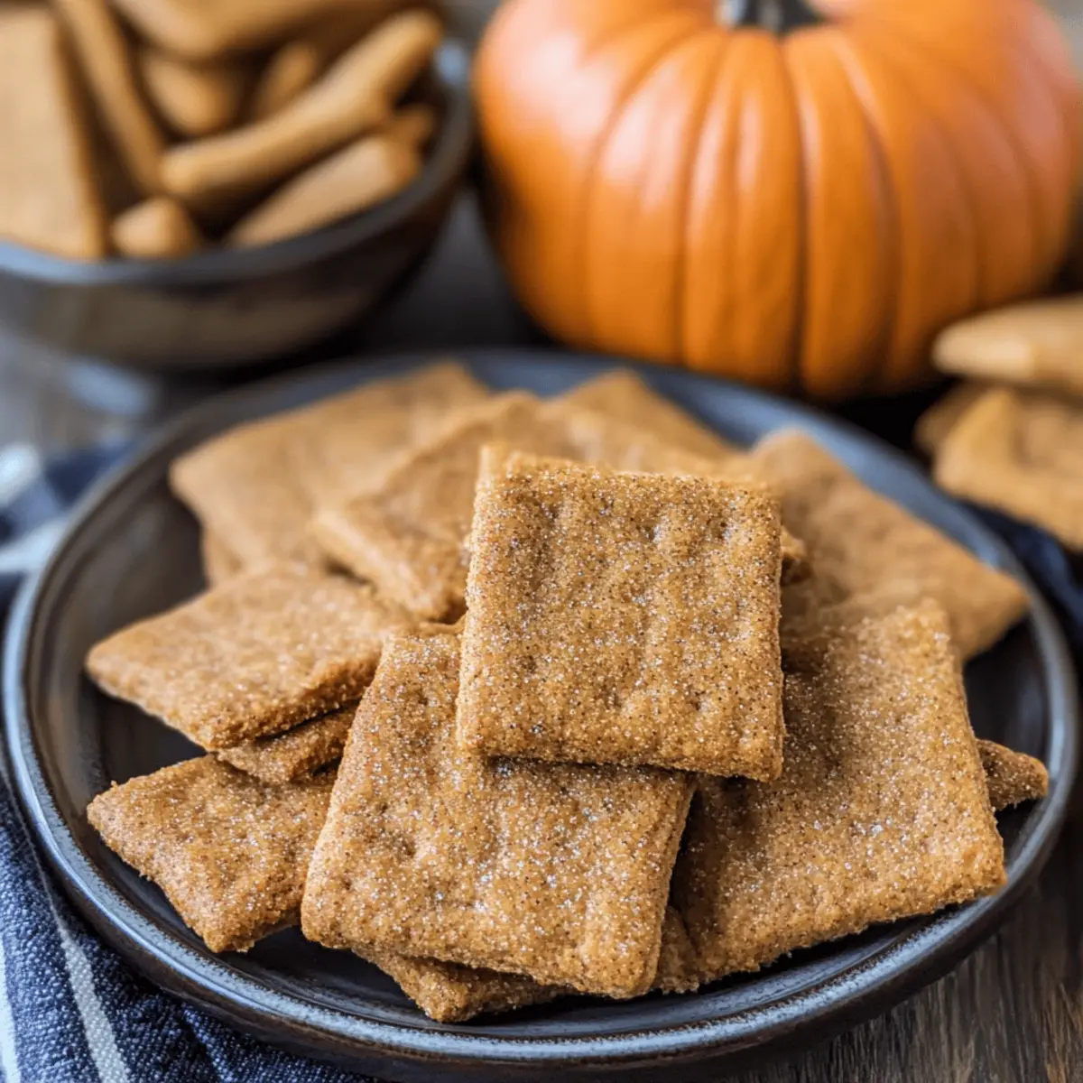 Pumpkin Graham Crackers You’ll Love for Fall Snacking