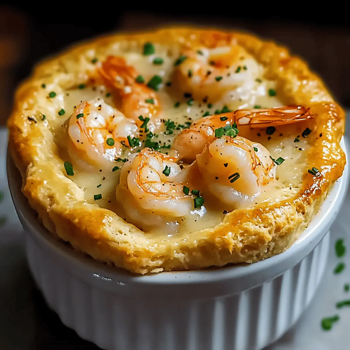 Shrimp Lobster Cheddar Bay Biscuit Pot Pie bmmovu