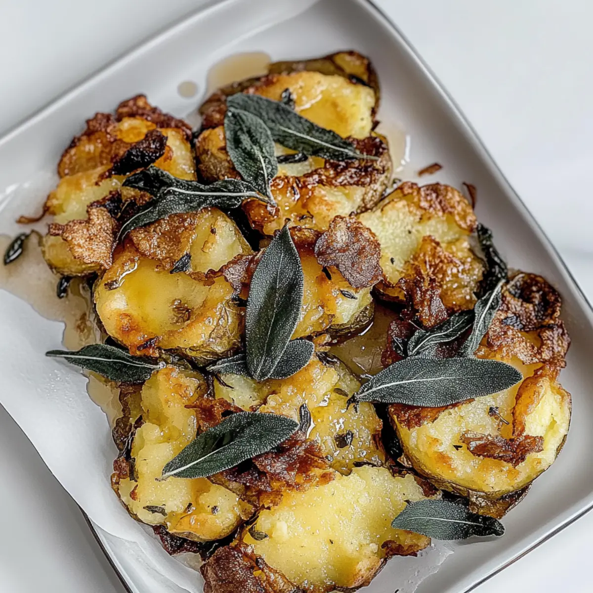 Smashed Sage Potatoes with Brown Butter e6zyun