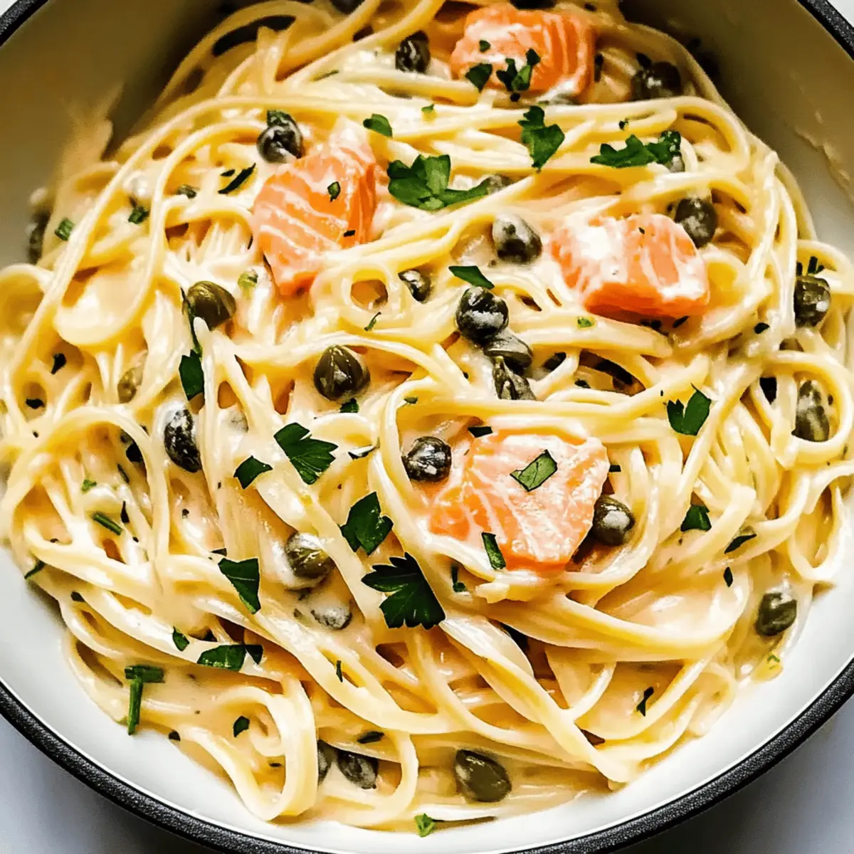 Smoked Salmon Linguine tnnjlr