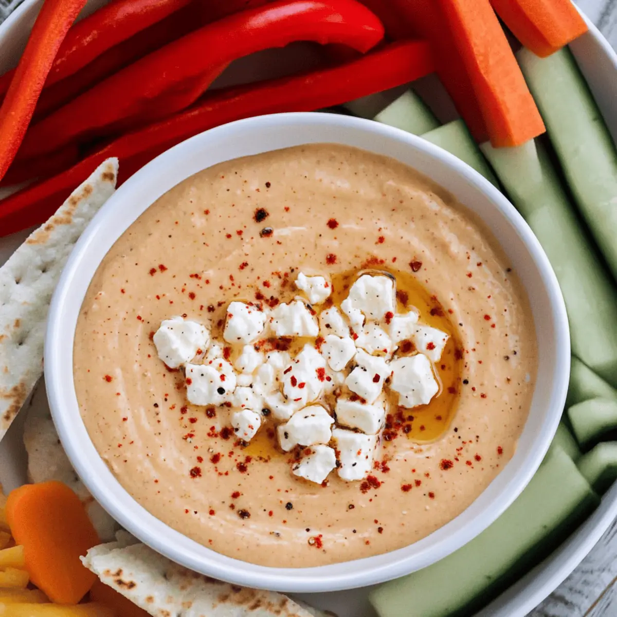 Irresistible Spicy Feta Dip for Quick, Flavorful Snacking