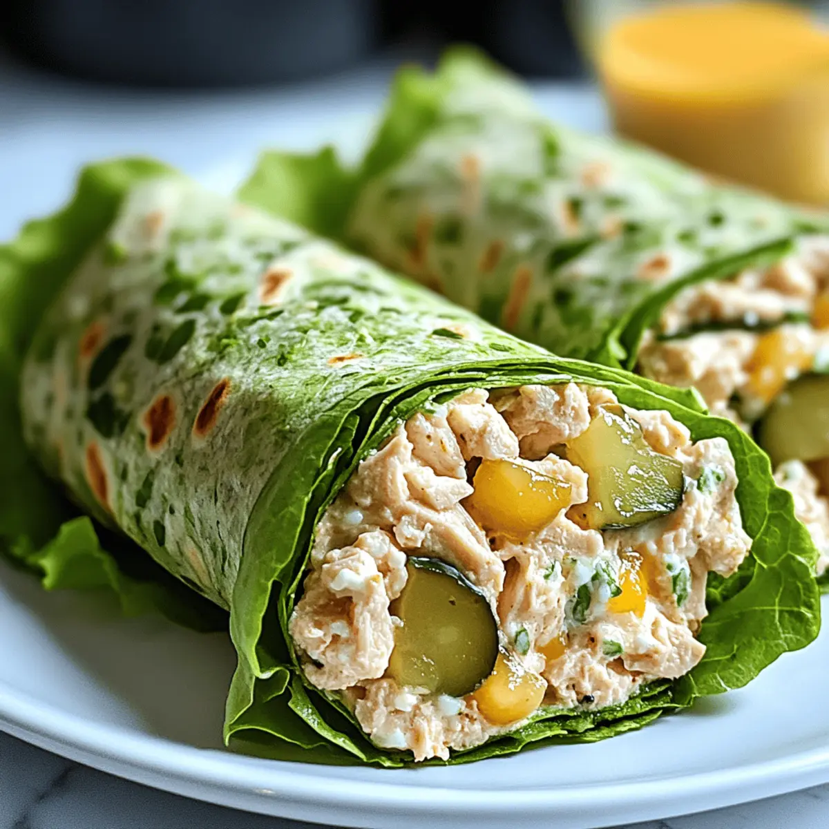 Tuna Cottage Cheese Wraps ehsznk
