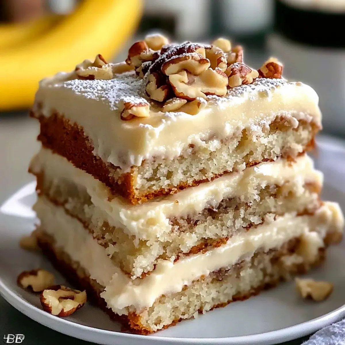 Irresistibly Moist Banana Cake that Will Brighten Your Day