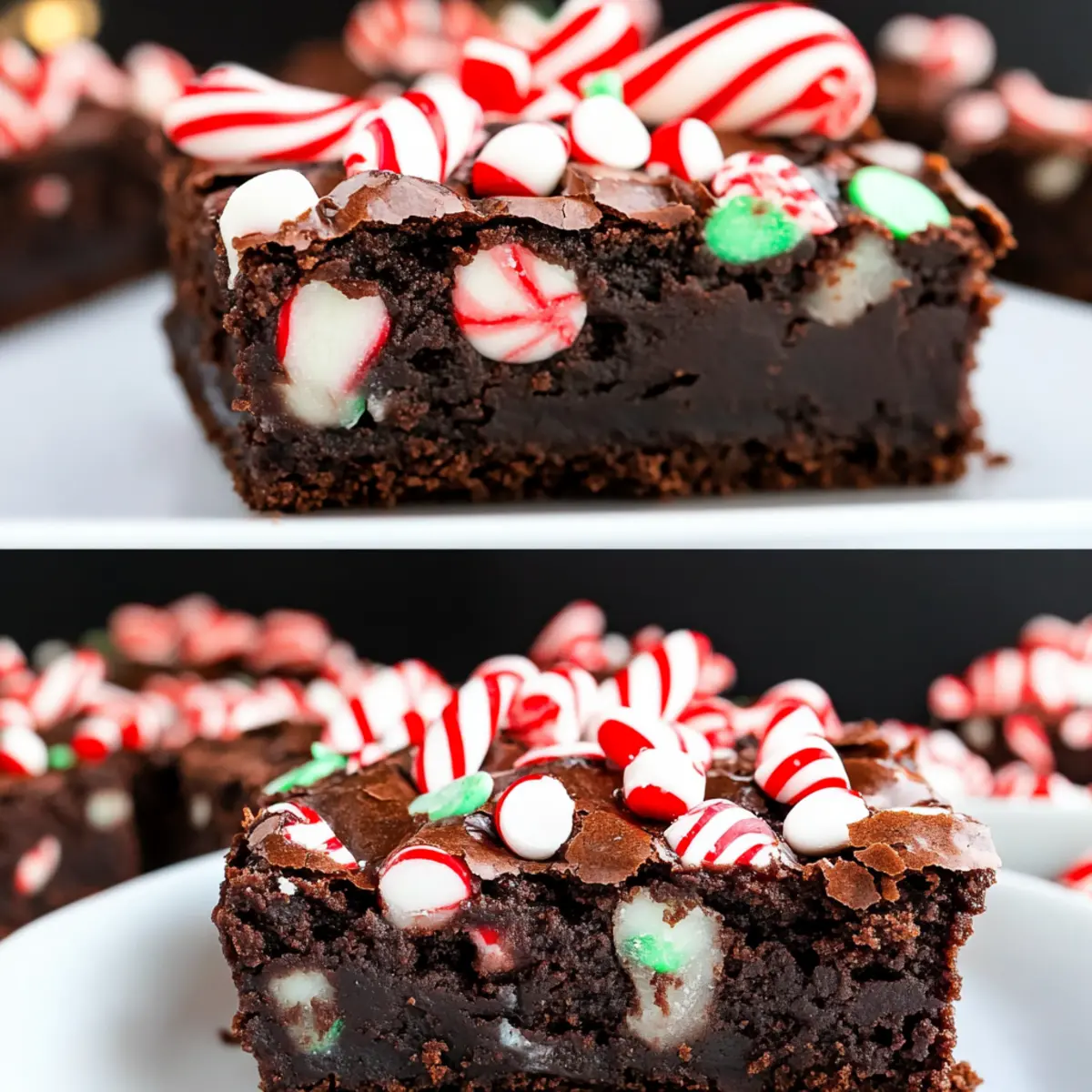 Irresistible Peppermint Bark Brownies for Festive Indulgence
