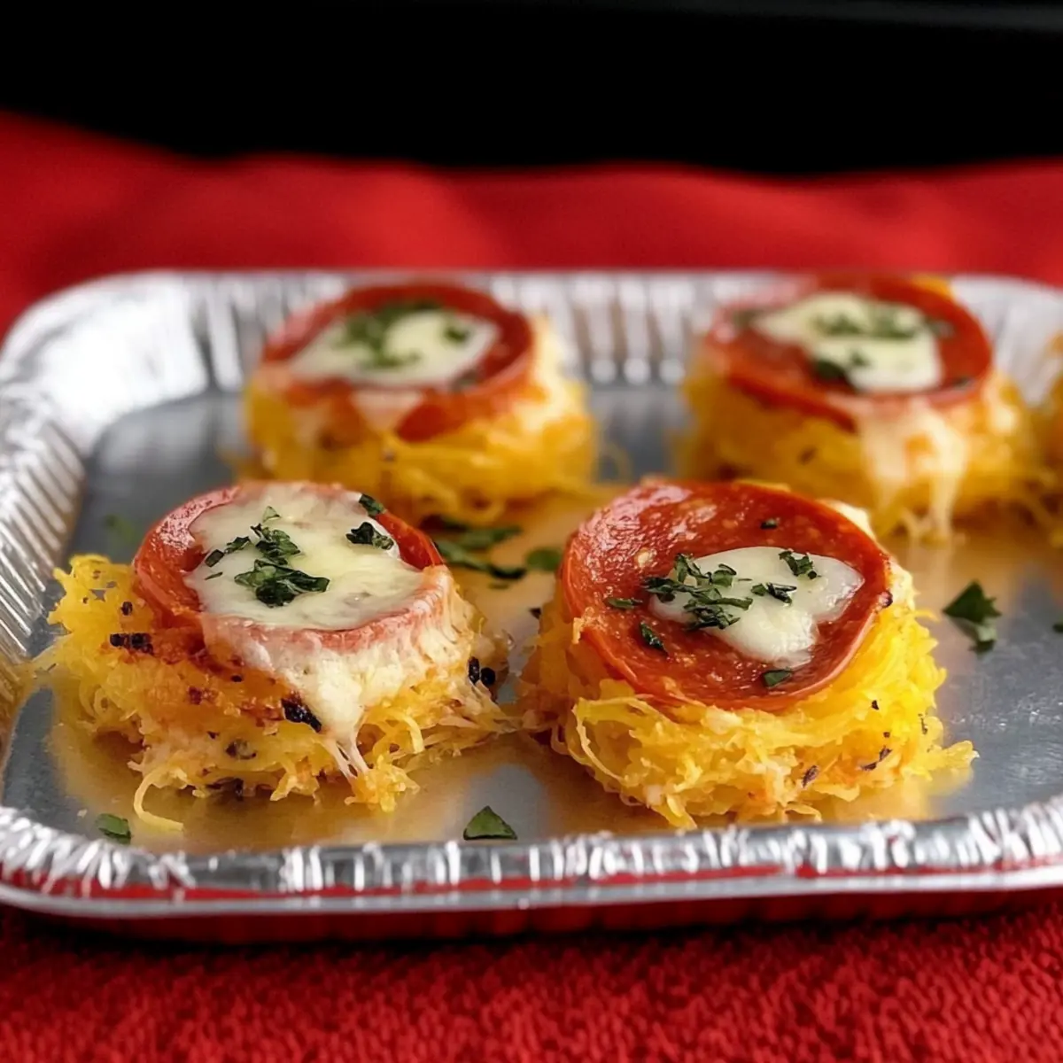 Spaghetti Squash Pizza Nests That Taste Like Heaven