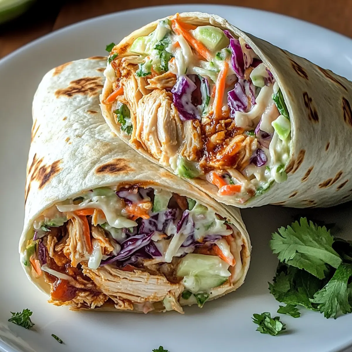 BBQ Chicken Coleslaw Wraps: A Flavorful, Quick Meal Delight