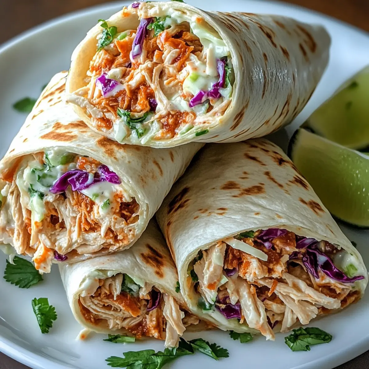 BBQ Chicken Coleslaw Wraps: Quick, Smoky Bliss in Every Bite