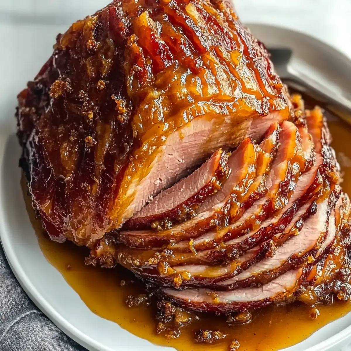 Honey-Brown Sugar Mustard Glaze for Your Ham Made Easy