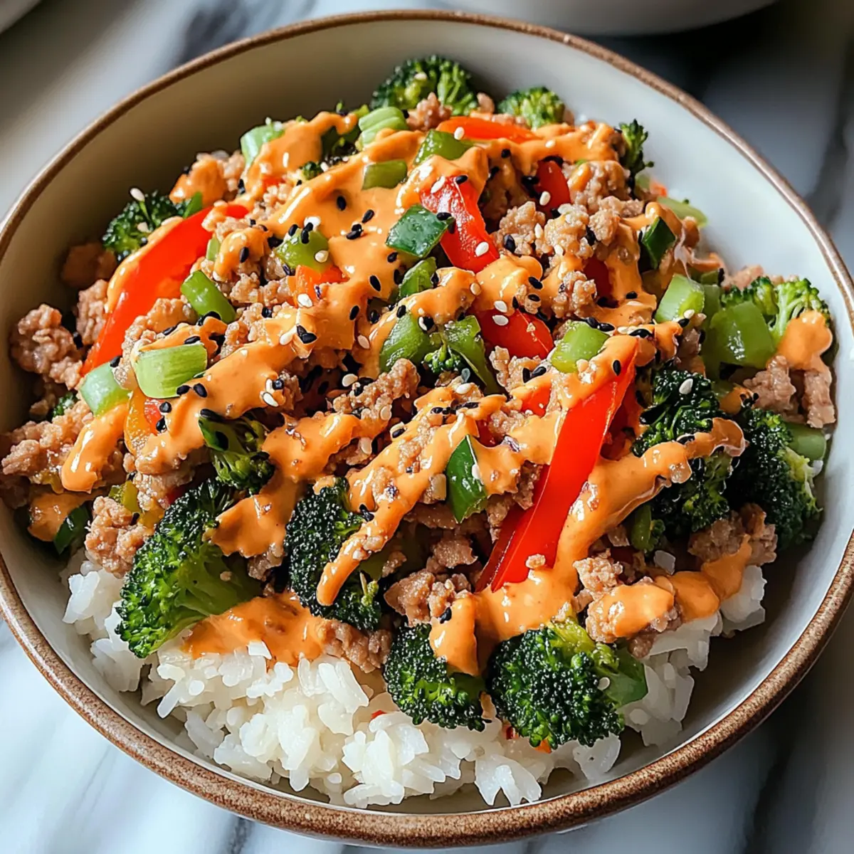 Bang Bang Ground Turkey Rice Bowls for a Flavor-Packed Dinner