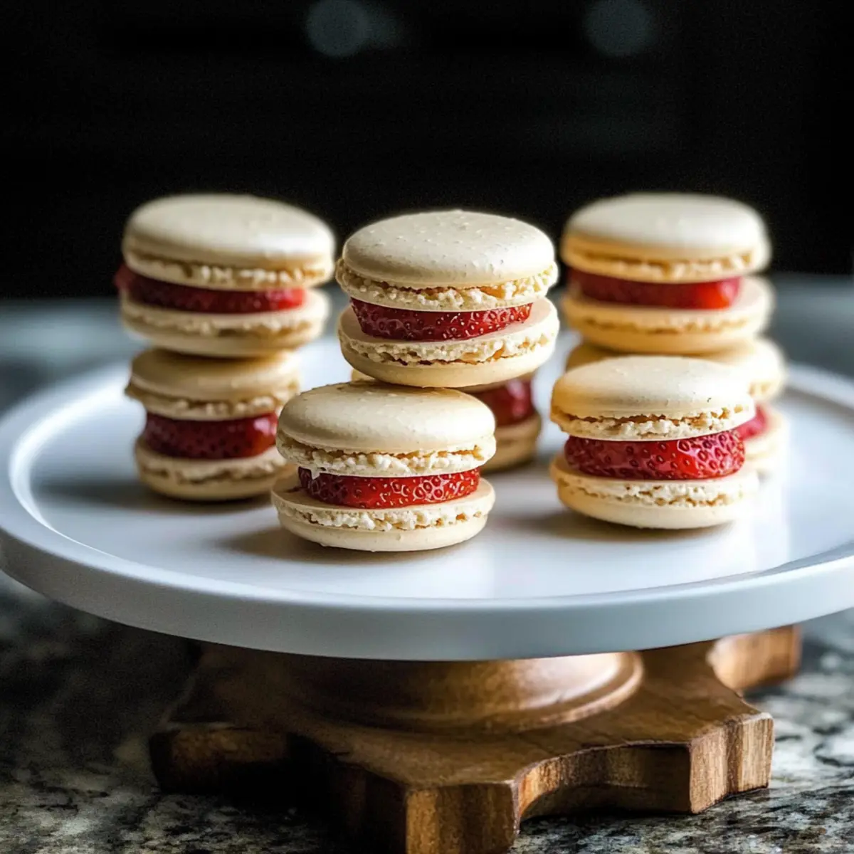 Delicious Strawberry Shortcake Macarons: A Summer Delight