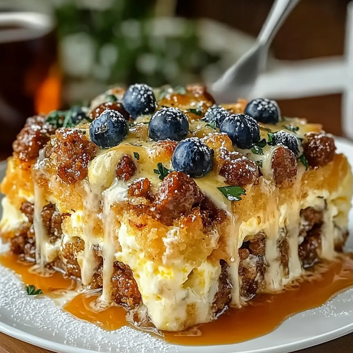 Sweet Maple Sausage Breakfast Casserole for Cozy Mornings