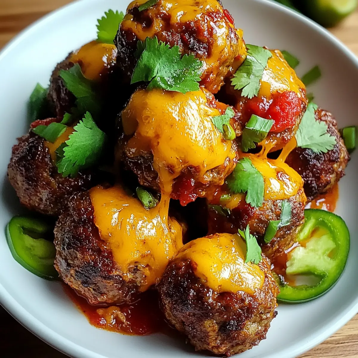 Spicy Mexican Donkey Balls: Cheesy Meatballs for Ultimate Comfort