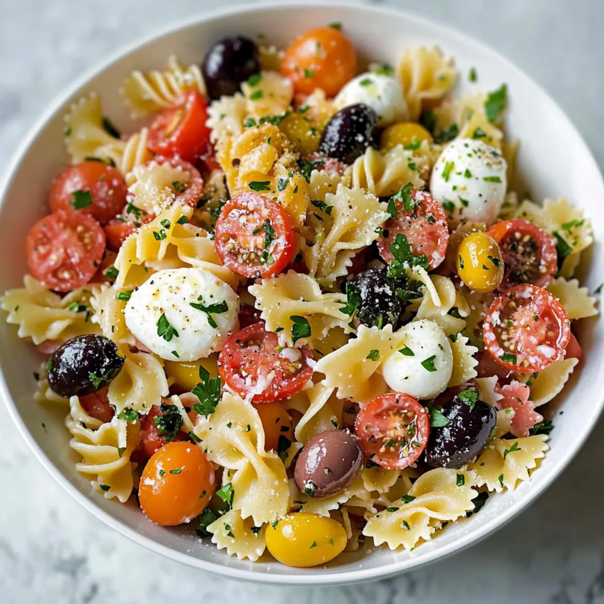 Zesty Italian Pasta Salad: Refreshing Flavor in Every Bite